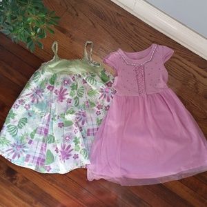 Pair of Girls Dresses Size 7